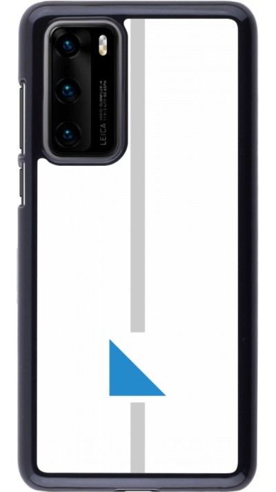 Coque Huawei P40 - Canton ZH blanc