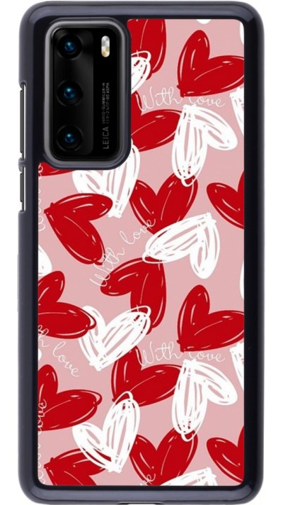 Coque Huawei P40 - Valentine 2024 with love heart