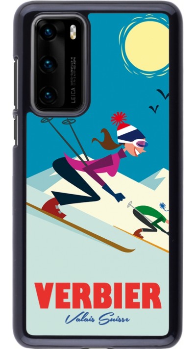 Coque Huawei P40 - Verbier Ski Downhill