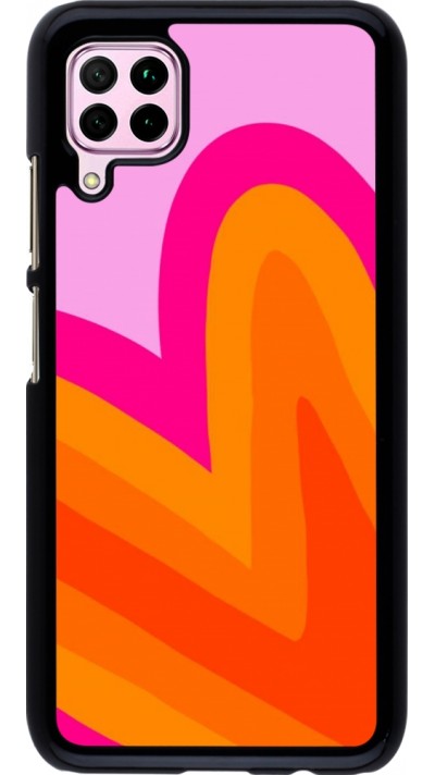 Coque Huawei P40 Lite - Valentine 2024 heart gradient