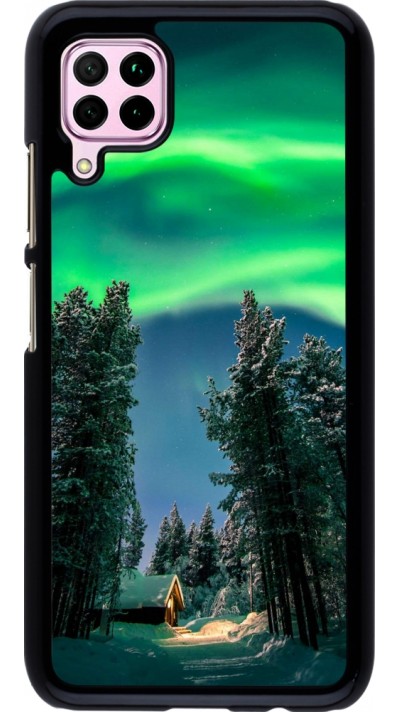 Coque Huawei P40 Lite - Winter 22 Northern Lights