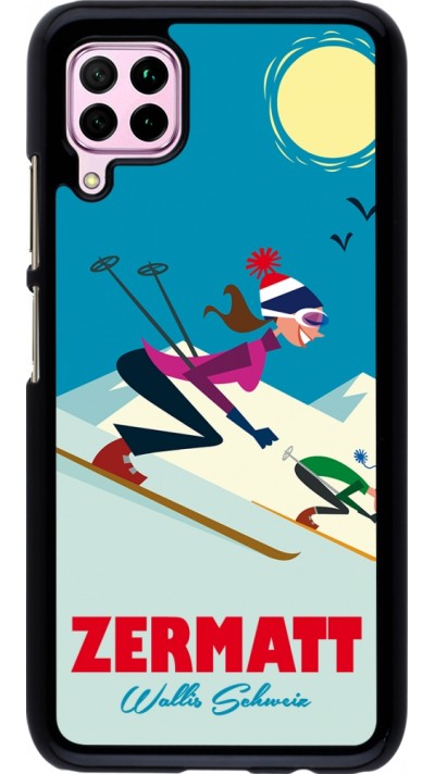 Coque Huawei P40 Lite - Zermatt Ski Downhill