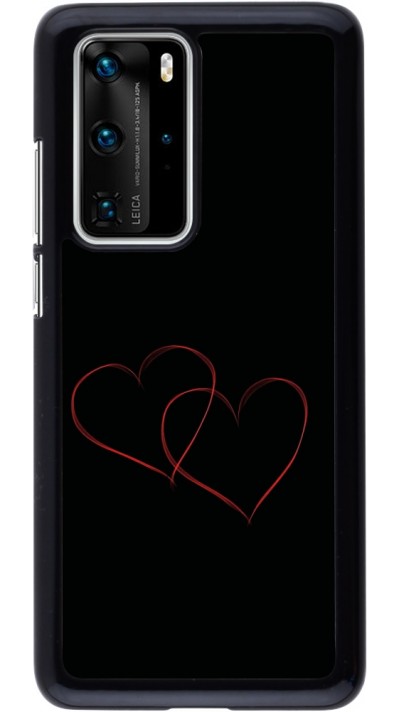 Coque Huawei P40 Pro - Valentine 2023 attached heart