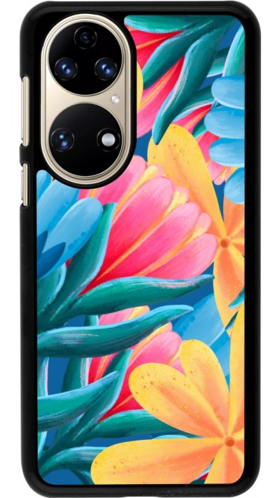 Coque Huawei P50 - Spring 23 colorful flowers