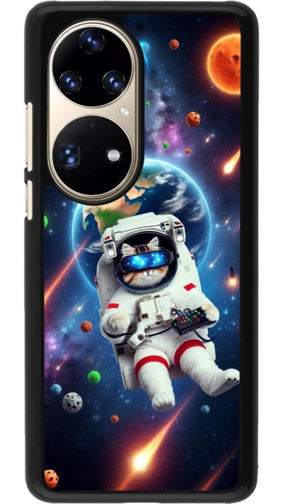 Coque Huawei P50 Pro - VR SpaceCat Odyssey