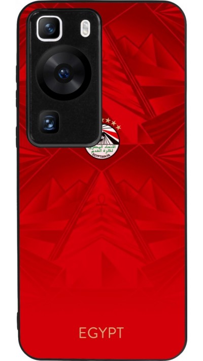 Coque Huawei P60 - Silicone rigide noir Maillot de football E?gypte 2026 personnalisable