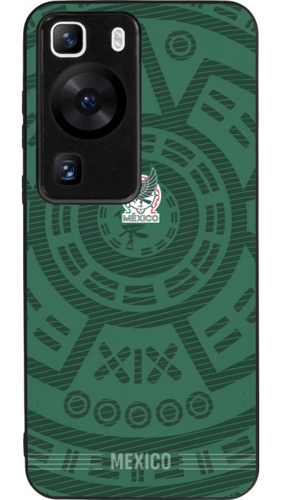 Coque Huawei P60 - Silicone rigide noir Maillot de football Mexique 2026 personnalisable