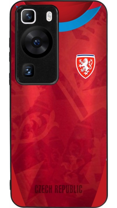 Huawei P60 Case Hülle - Silikon schwarz Tschechische Republik personalisierbares Fussballtrikot