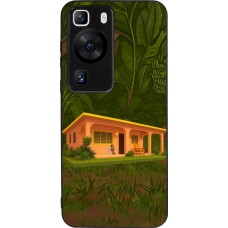 Coque Huawei P60 - Silicone rigide noir Benitos house DTMF