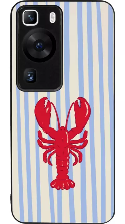 Coque Huawei P60 - Silicone rigide noir Red lobster 2026