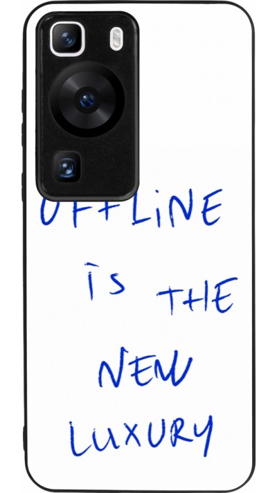 Huawei P60 Case Hülle - Silikon schwarz Offline is the new luxury