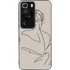 Coque Huawei P60 - Silicone rigide noir Salnikova 05