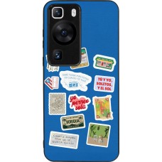 Coque Huawei P60 - Silicone rigide noir Seals of the Dominican Republic DTMF