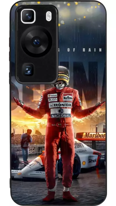 Coque Huawei P60 - Silicone rigide noir Senna The King of Rain