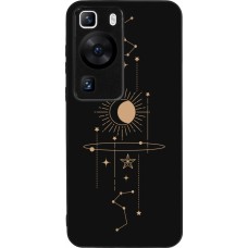 Coque Huawei P60 - Silicone rigide noir Spring 23 astro