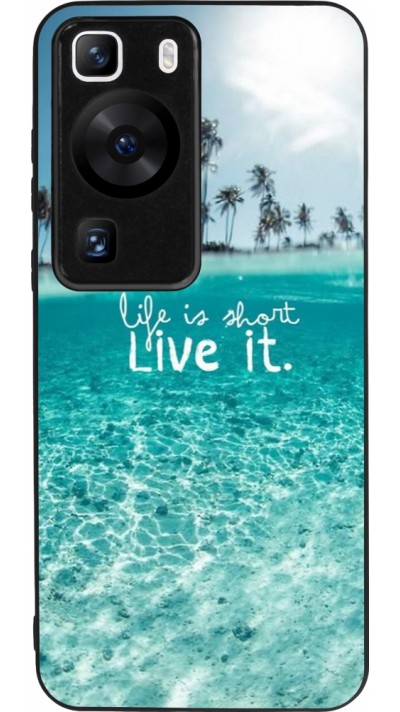 Coque Huawei P60 - Silicone rigide noir Summer 18 24