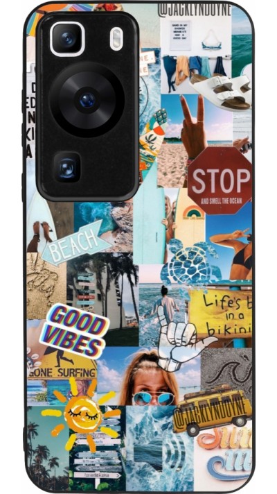 Coque Huawei P60 - Silicone rigide noir Summer 2021 15