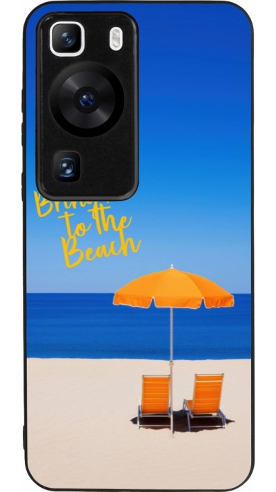 Coque Huawei P60 - Silicone rigide noir Summer 2025 Bring me to the beach