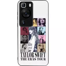 Coque Huawei P60 - Silicone rigide noir Taylor Swift The Eras Tour