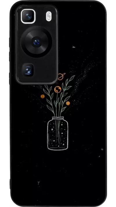 Coque Huawei P60 - Silicone rigide noir Vase black
