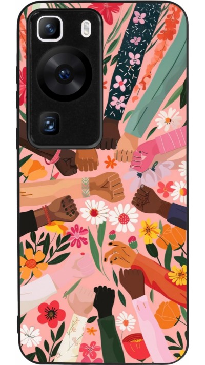 Huawei P60 Case Hülle - Silikon schwarz Womens day 2026 8