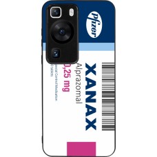 Coque Huawei P60 - Silicone rigide noir Xanax Alprazolam 2025
