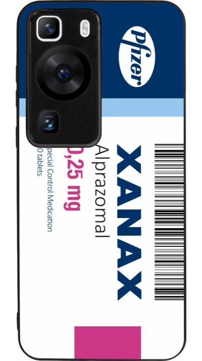Huawei P60 Case Hülle - Silikon schwarz Xanax Alprazolam 2025