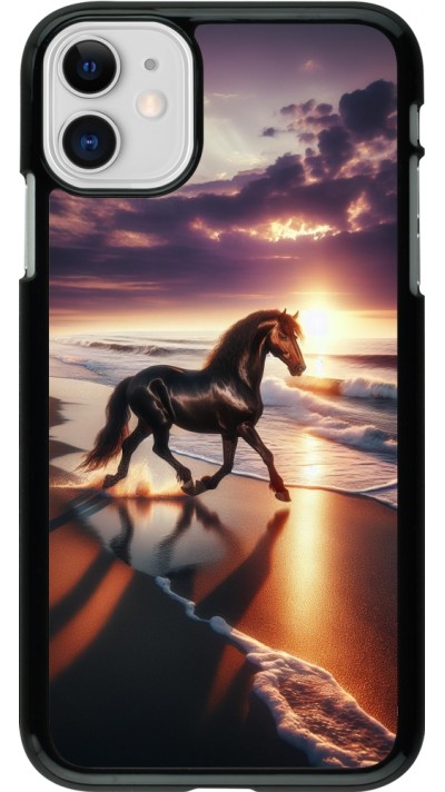 iPhone 11 Case Hülle - Pferd majestätisch Strand