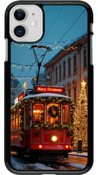 Coque iPhone 11 - Christmas 25 Xmas Train
