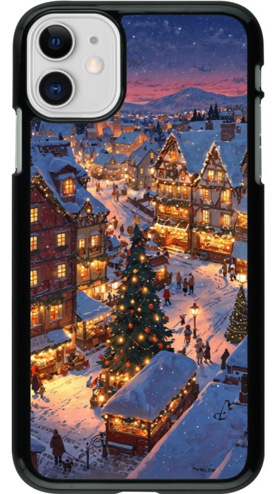 Coque iPhone 11 - Christmas 25 Xmas Village
