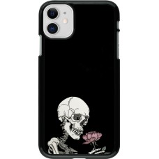 iPhone 11 Case Hülle - Halloween 2023 rose and skeleton