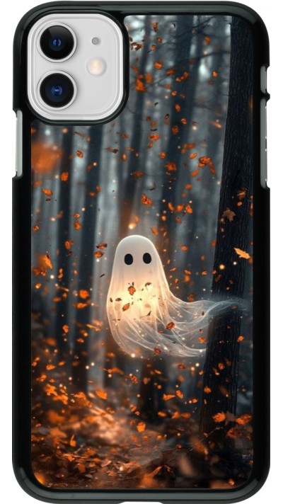 Coque iPhone 11 - Halloween 2025 Ghost in the forest