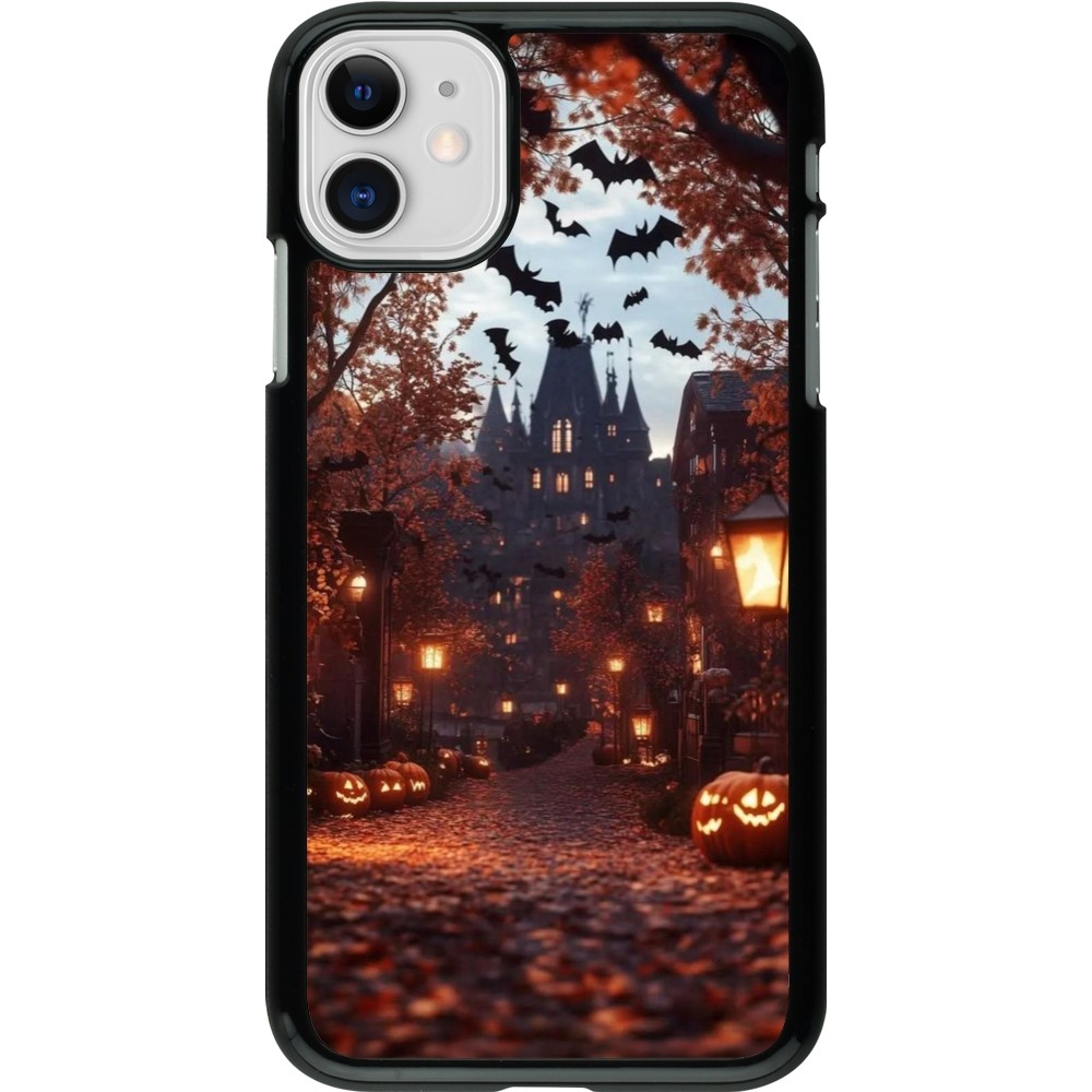 Coque iPhone 11 - Halloween 2025 Haunted house