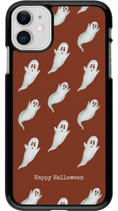 Coque iPhone 11 - Halloween 2025 Pattern of ghosts