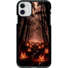 Coque iPhone 11 - Halloween 2025 Road of Terrifying Pumpkins