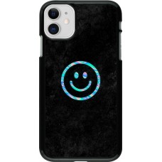 iPhone 11 Case Hülle - Happy smiley irisirt