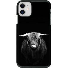 iPhone 11 Case Hülle - Highland calf black