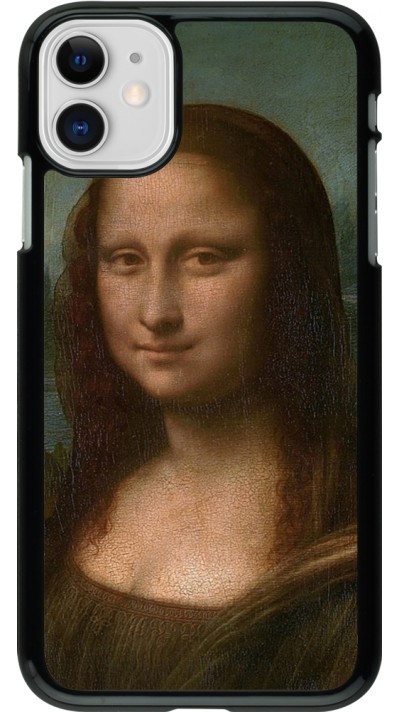 Coque iPhone 11 - Tableau art - La Joconde - Léonard de Vinci