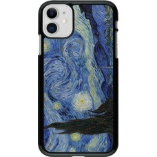Coque iPhone 11 - Tableau art - La Nuit étoilée - Van Gogh