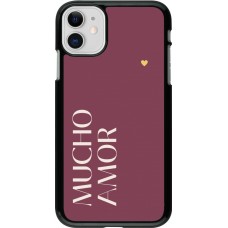 Coque iPhone 11 - Valentine 2024 mucho amor rosado