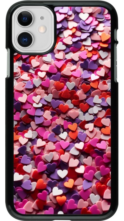 Coque iPhone 11 - Valentine 2025 Confetti