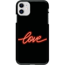 iPhone 11 Case Hülle - Valentine 2023 neon love