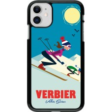 Coque iPhone 11 - Verbier Ski Downhill