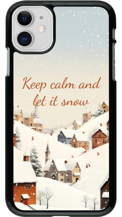 Coque iPhone 11 - Winter 25 Winter Keep calm and let it snow