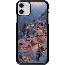 Coque iPhone 11 - Winter 25 Winter snowy village