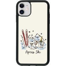 Coque iPhone 11 - Silicone rigide noir After the sky 2026