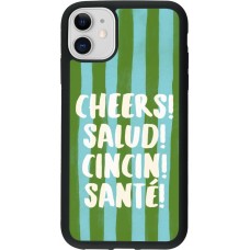Coque iPhone 11 - Silicone rigide noir Cheers 2026