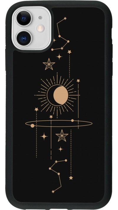 Coque iPhone 11 - Silicone rigide noir Spring 23 astro