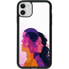 Coque iPhone 11 - Silicone rigide noir Womens day 2026 10