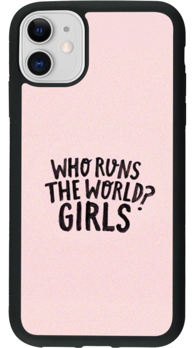 Coque iPhone 11 - Silicone rigide noir Womens day 2026 3